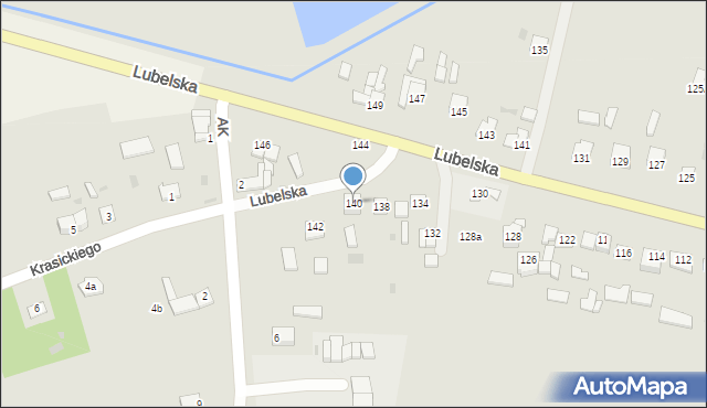 Piaski, Lubelska, 140, mapa Piaski