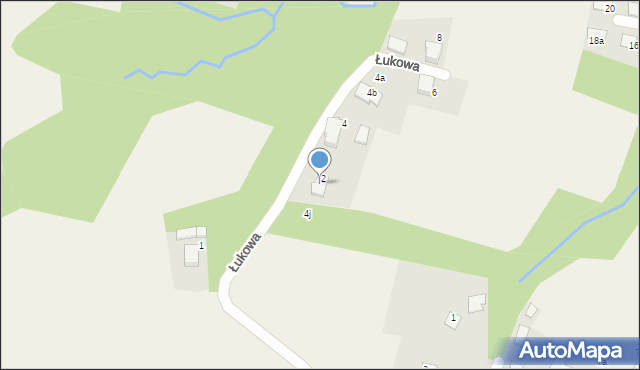 Pisarzowice, Łukowa, 2D, mapa Pisarzowice