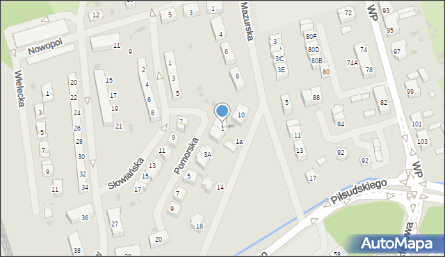 Police, Lubuska, 1, mapa Police