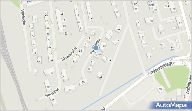 Police, Lubuska, 5, mapa Police