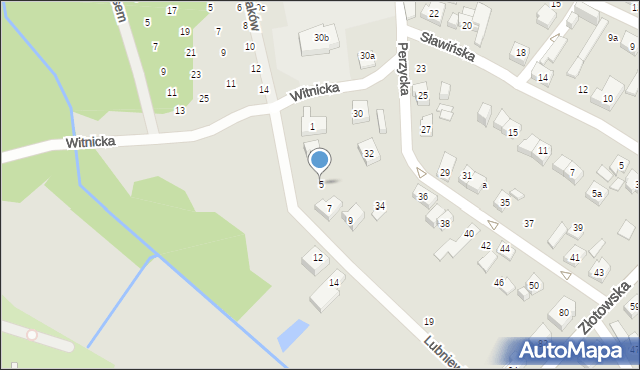 Poznań, Lubniewicka, 5, mapa Poznania