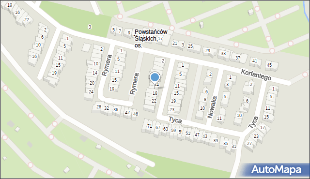 Poznań, Ludygi-Laskowskiego Jana, 16, mapa Poznania