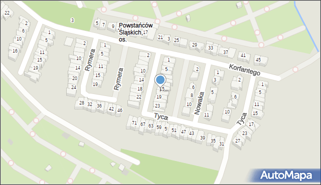 Poznań, Ludygi-Laskowskiego Jana, 17, mapa Poznania