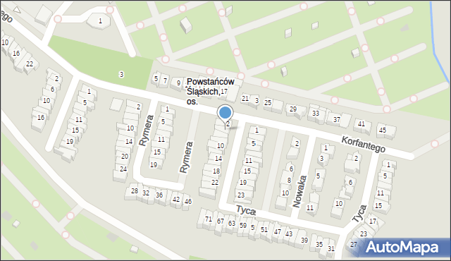 Poznań, Ludygi-Laskowskiego Jana, 4, mapa Poznania