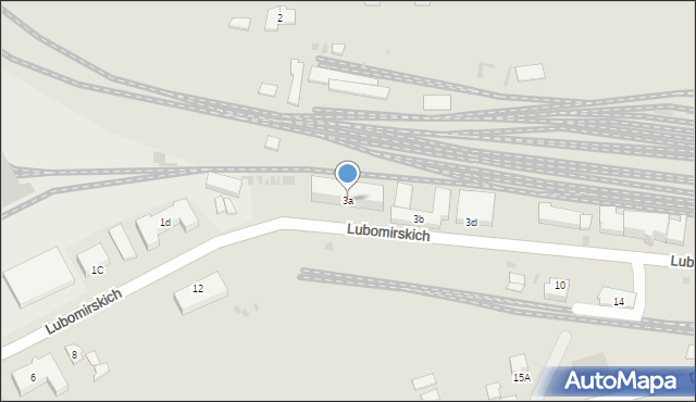Przeworsk, Lubomirskich, 3a, mapa Przeworsk