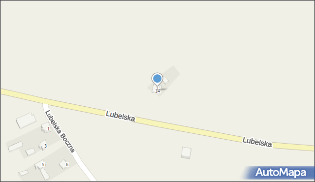 Racławice, Lubelska, 14, mapa Racławice