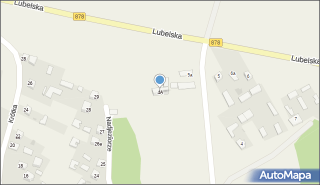 Racławice, Lubelska, 4A, mapa Racławice