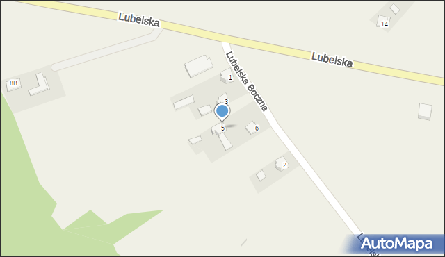 Racławice, Lubelska Boczna, 5, mapa Racławice