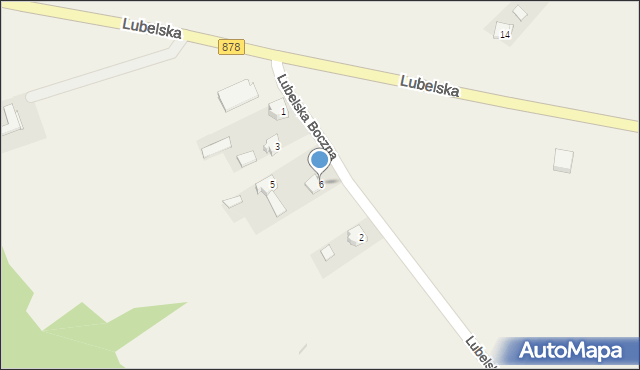 Racławice, Lubelska Boczna, 6, mapa Racławice