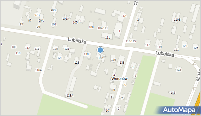 Radom, Lubelska, 132, mapa Radomia