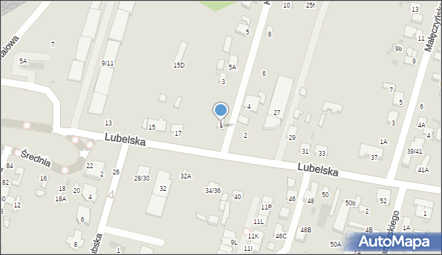 Radom, Lubelska, 21, mapa Radomia
