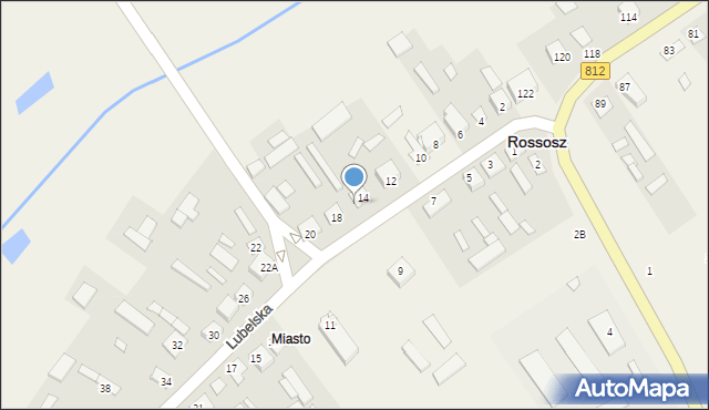 Rossosz, Lubelska, 16, mapa Rossosz