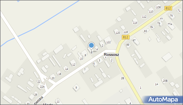 Rossosz, Lubelska, 6, mapa Rossosz