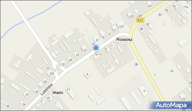 Rossosz, Lubelska, 7, mapa Rossosz