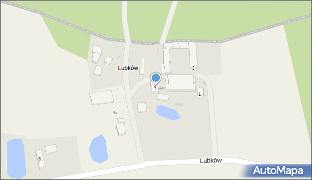 Rybokarty, Lubków, 3a, mapa Rybokarty