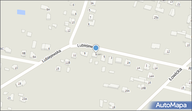 Sochaczew, Lubiejewska, 7, mapa Sochaczew