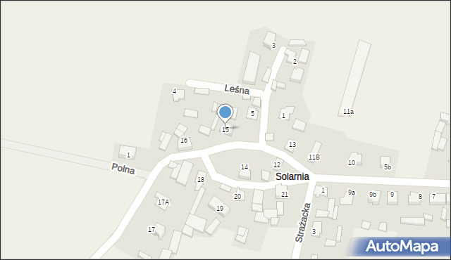 Solarnia, Lubliniecka, 15, mapa Solarnia
