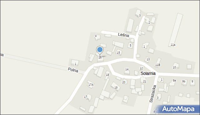 Solarnia, Lubliniecka, 16, mapa Solarnia