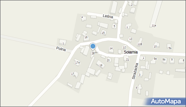 Solarnia, Lubliniecka, 18, mapa Solarnia