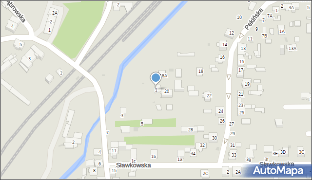 Sosnowiec, Łukasiewicza Ignacego, 1, mapa Sosnowca