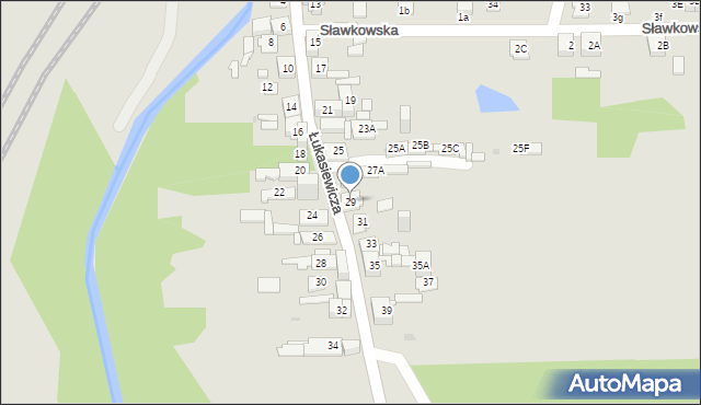 Sosnowiec, Łukasiewicza Ignacego, 29, mapa Sosnowca