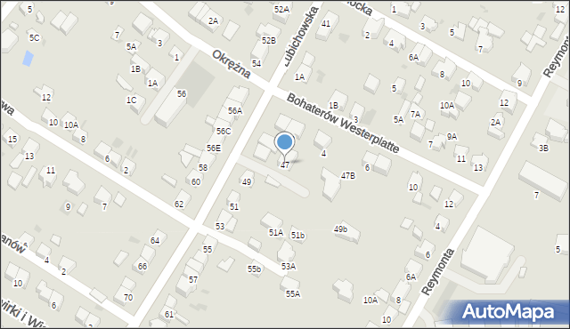 Starogard Gdański, Lubichowska, 47, mapa Starogard Gdański