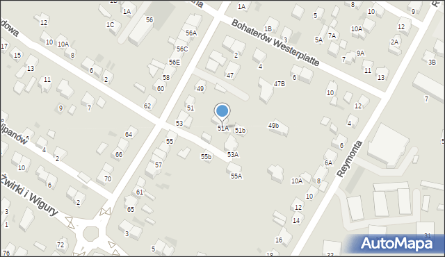 Starogard Gdański, Lubichowska, 51A, mapa Starogard Gdański