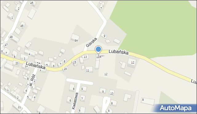 Sulików, Lubańska, 12A, mapa Sulików