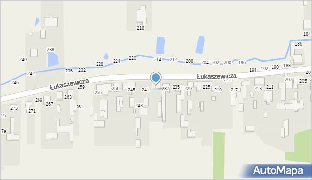 Szarlejka, Łukaszewicza, 239, mapa Szarlejka