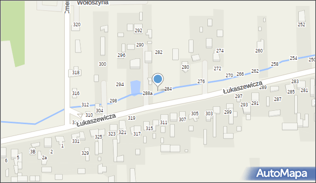 Szarlejka, Łukaszewicza, 286, mapa Szarlejka