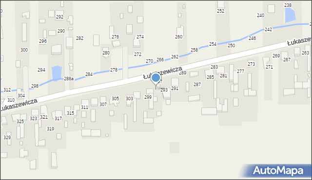 Szarlejka, Łukaszewicza, 295, mapa Szarlejka