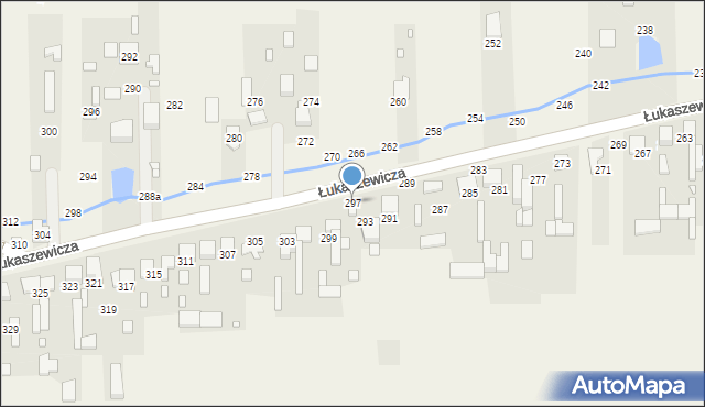 Szarlejka, Łukaszewicza, 297, mapa Szarlejka