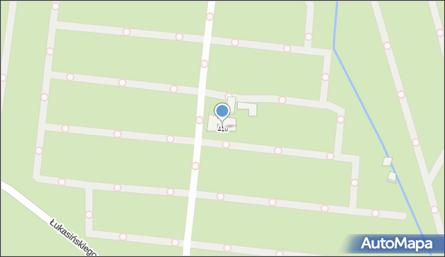 Szczecin, Łukasińskiego Waleriana, mjr., 41u, mapa Szczecina