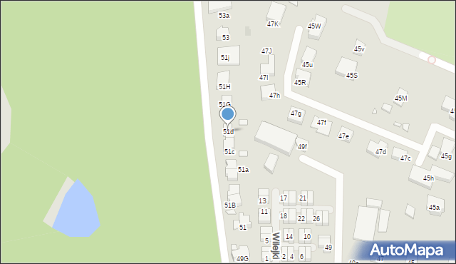 Szczecin, Łukasińskiego Waleriana, mjr., 51d, mapa Szczecina