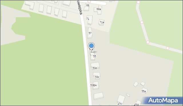 Szczecin, Łukasińskiego Waleriana, mjr., 55D, mapa Szczecina