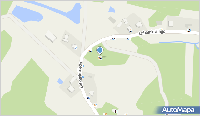 Szczepanów, Lubomirskiego Stanisława, 54, mapa Szczepanów