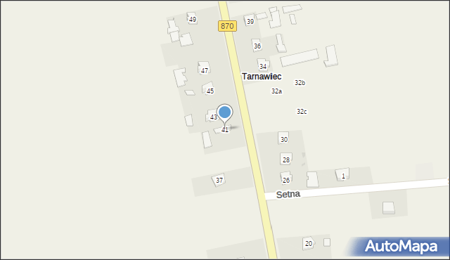 Szówsko, Lubelska, 41, mapa Szówsko