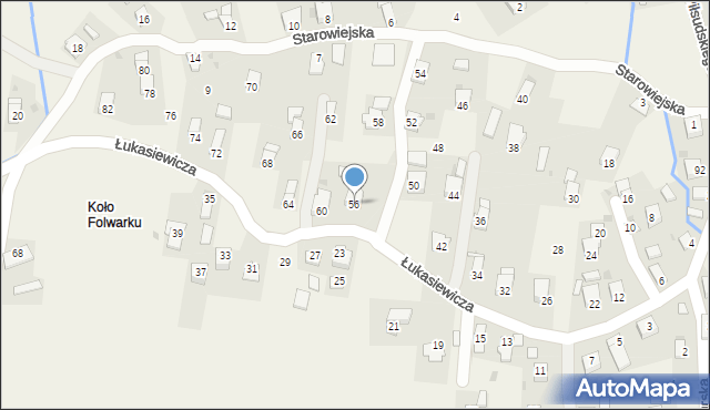 Targowiska, Łukasiewicza Ignacego, 56, mapa Targowiska