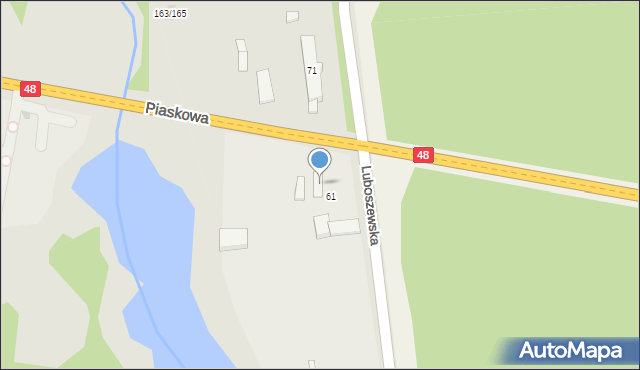 Tomaszów Mazowiecki, Luboszewska, 61/69, mapa Tomaszów Mazowiecki