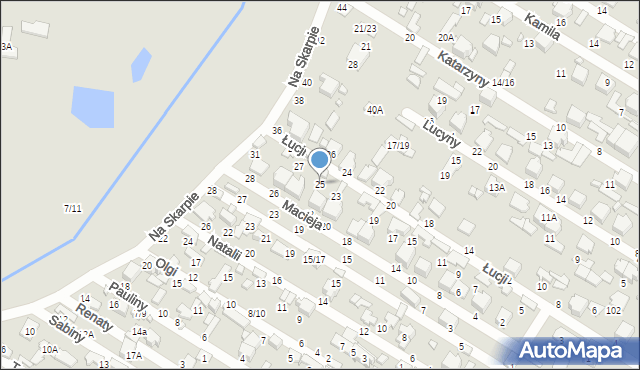 Tomaszów Mazowiecki, Łucji, 25, mapa Tomaszów Mazowiecki