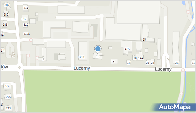 Warszawa, Lucerny, 13, mapa Warszawy