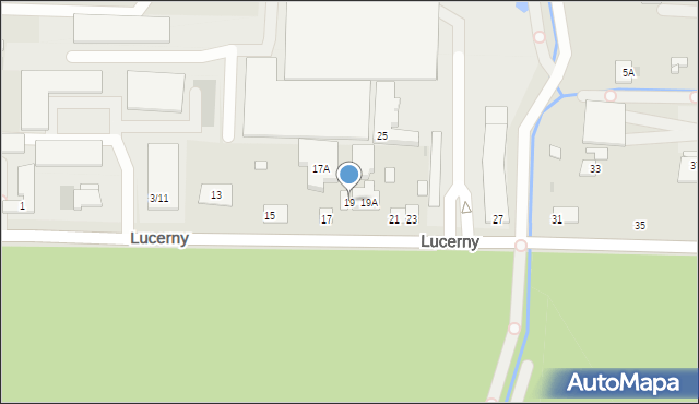 Warszawa, Lucerny, 19, mapa Warszawy