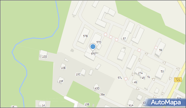 Wiązowna, Lubelska, 57C, mapa Wiązowna