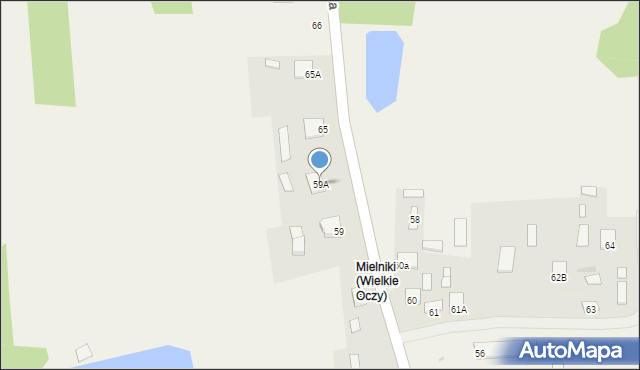 Wielkie Oczy, Łukawiecka, 59A, mapa Wielkie Oczy