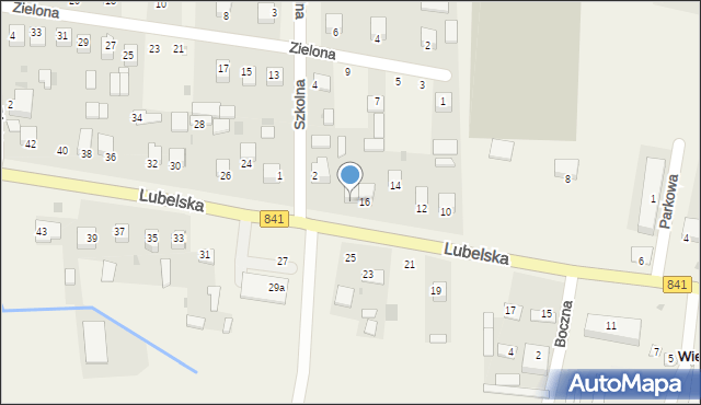 Wierzbica-Osiedle, Lubelska, 18, mapa Wierzbica-Osiedle
