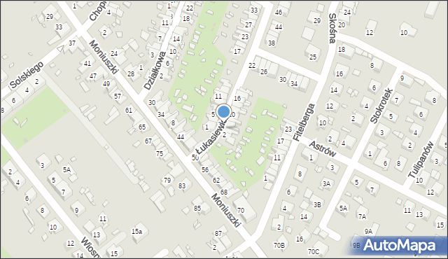 Zabrze, Łukasiewicza Ignacego, 4, mapa Zabrza