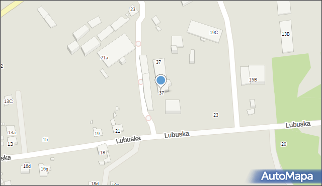 Zabrze, Lubuska, 37, mapa Zabrza