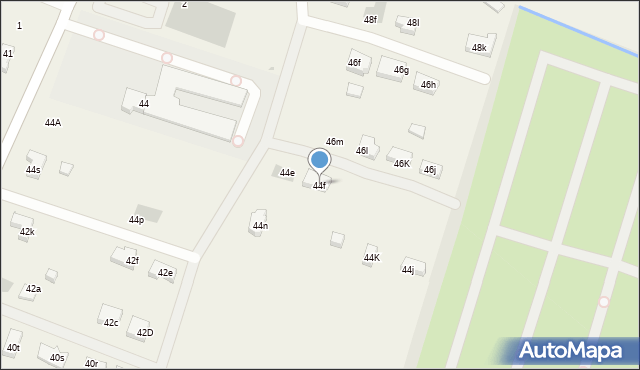 Załom, Lubczyńska, 44f, mapa Załom