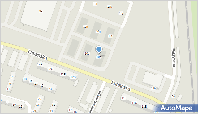 Zgorzelec, Lubańska, 10c, mapa Zgorzelec