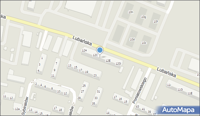 Zgorzelec, Lubańska, 12D, mapa Zgorzelec